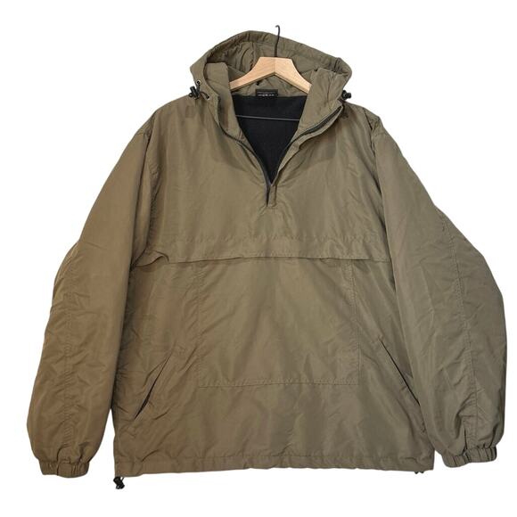 Mil-Tec Mens Combat Hooded WINDBREAKER ANORAK Windproof Army  Green Size Large - Picture 1 of 11